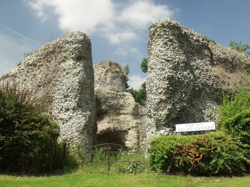 The Castle entrance, Saffron Walden, Essex, England