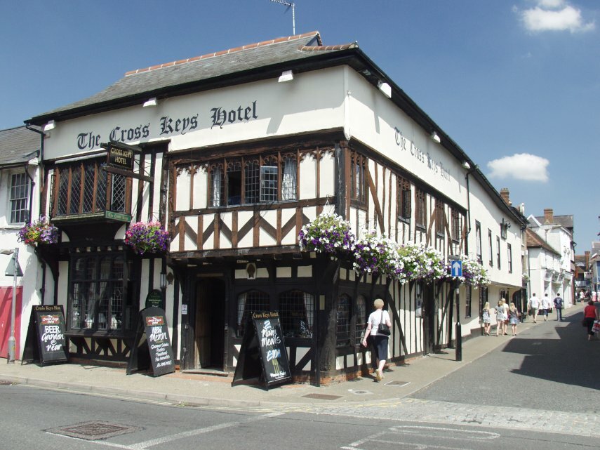 The Cross Keys Hotel, High Street, Saffron Walden, Essex, England