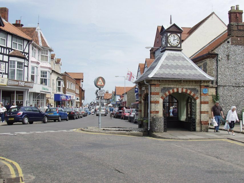 High Street, Sheringham, Norfolk, England, Great Britain