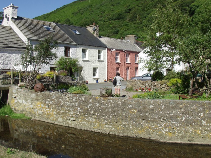 The village of Solva, St. David's, Pembrokeshire, Wales, Great Britain
