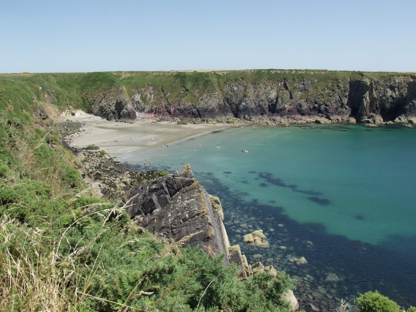 Photograph of Caerfai Bay, Pembrokeshire, Wales