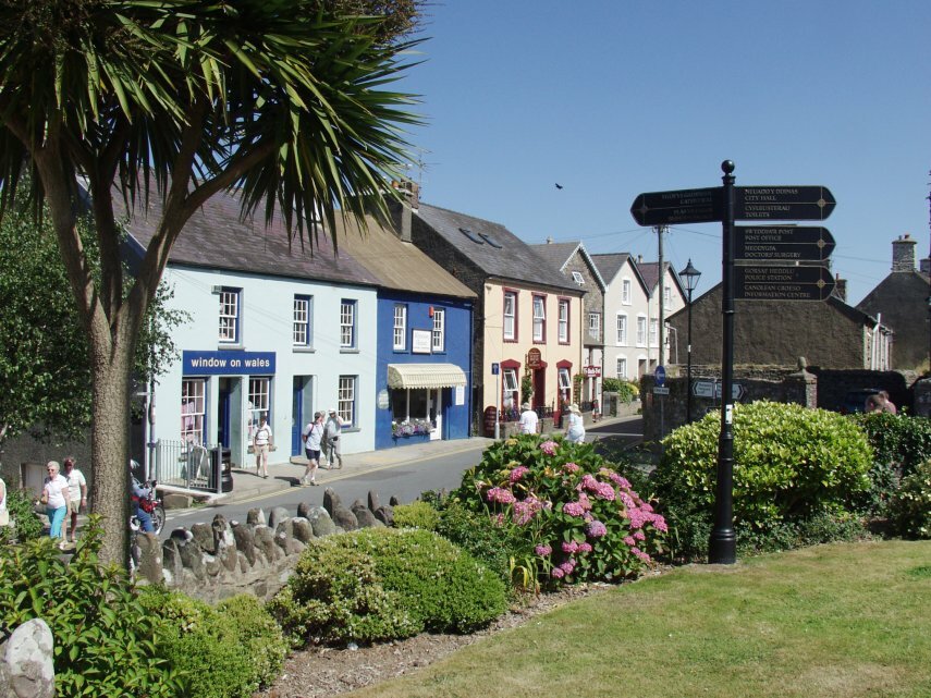 Picture of Nun Street from The Square, St. David's, Pembrokeshire, Wales