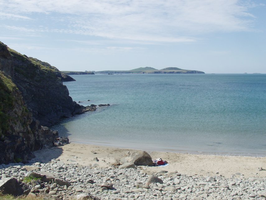 Porthmelgan Bay, St. David's, Pembrokeshire, Wales, Great Britain