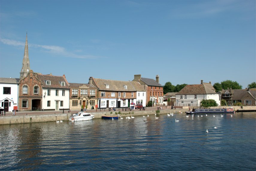 The Waterfront, St. Ives, Huntingdonshire, England, Great Britain