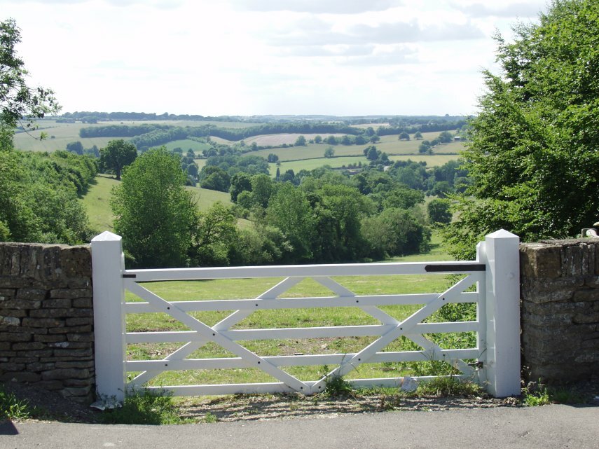 View across the Cotswolds, Stow-on-the-Wold, Gloucestershire, England - Countryside