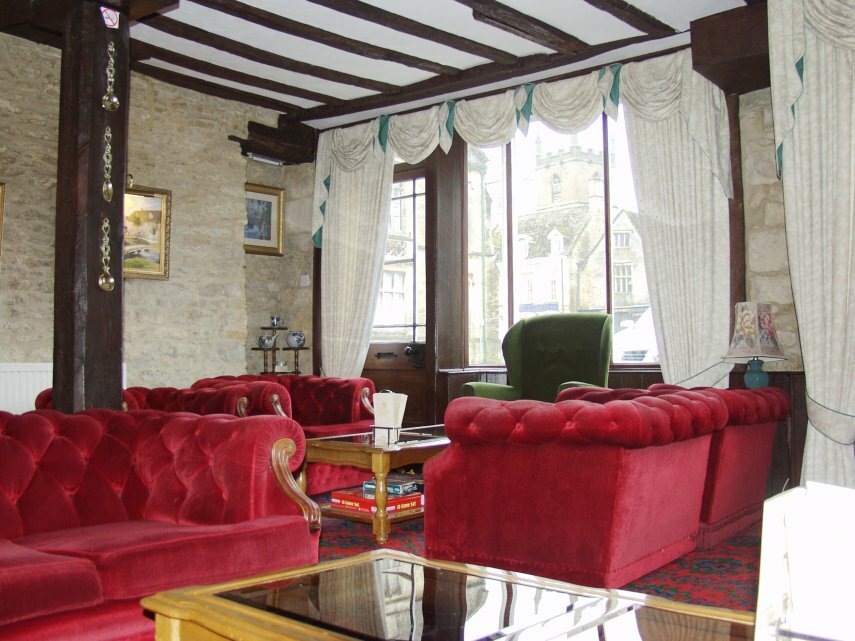 View of the Old Stocks Hotel, Stow-on-the-Wold, Gloucestershire, England