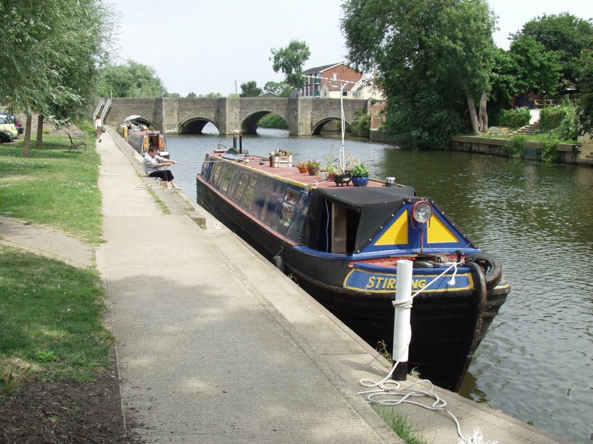 Photograph of King John's Bridge over the River Avon, Tewkesbury, Gloucestershire, England