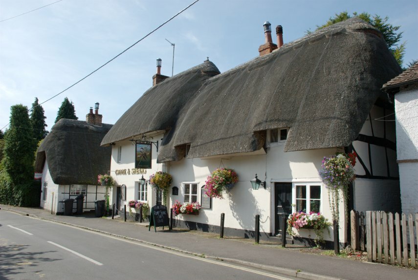 The Crook and Shears Inn, Upper Clatford, Andover, Hampshire, England, Great Britain