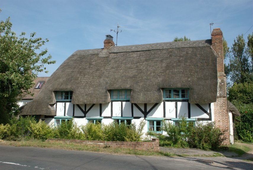 A Timber-Framed Cottage, Upper Clatford, Andover, Hampshire, England, Great Britain