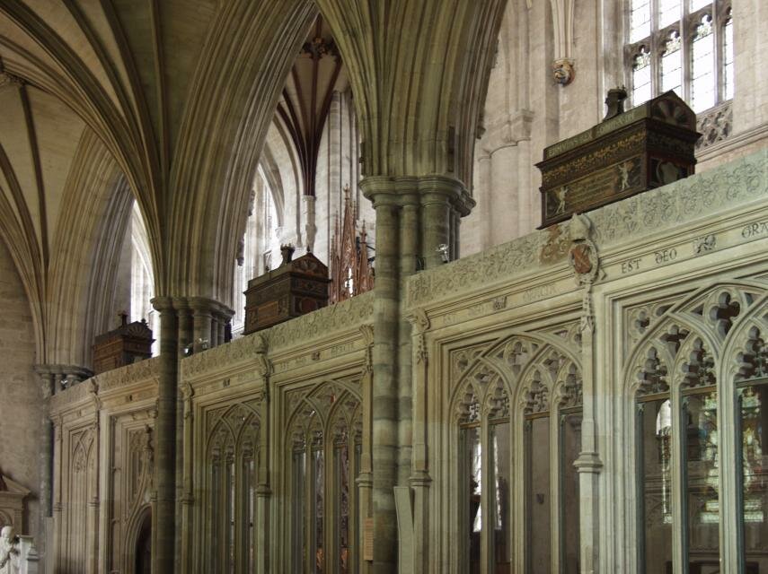 The Mortuary Chests, Winchester Cathedral, Winchester, Hampshire