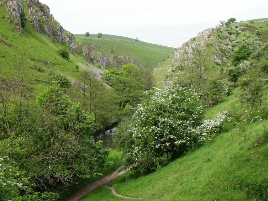 Wolfscote Dale, Derbyshire, England, Great Britain