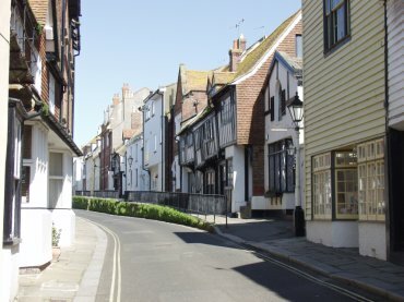 All Saints Street, Old Town, Hastings, Sussex, England, Great Britain