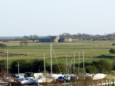 Photograph of Camber Castle from the Hope Anchor Hotel, Rye, Sussex, England
