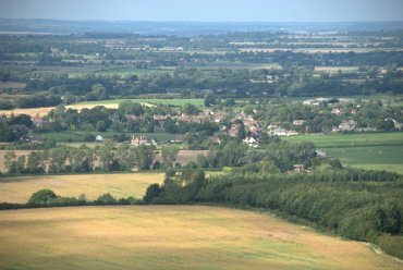 The village of Uffington, Oxfordshire, England