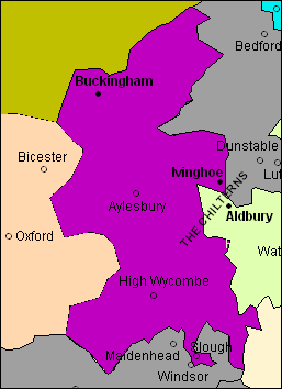 County of Buckinghamshire with scenes, views, pictures, photographs, landscapes, locations and places of interest.