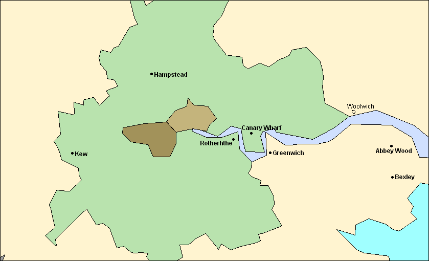 Inner London Map