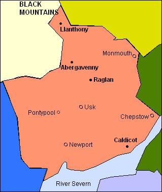 County of Monmouthshire with scenes, views, pictures, photographs, landscapes, locations and places of interest.